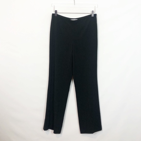 Les Copaines Black Wide Leg Casual Pant 8 - Picture 1 of 7